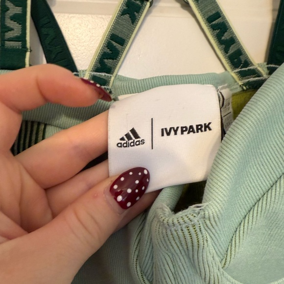 Adidas x Ivy Park Catsuit Green Tint/Dark Green/Yellow Tint SMALL - Picture 8 of 13
